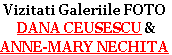 Vizitati Galeriile FOTO 
 DANA CEUSESCU & 
ANNE-MARY NECHITA